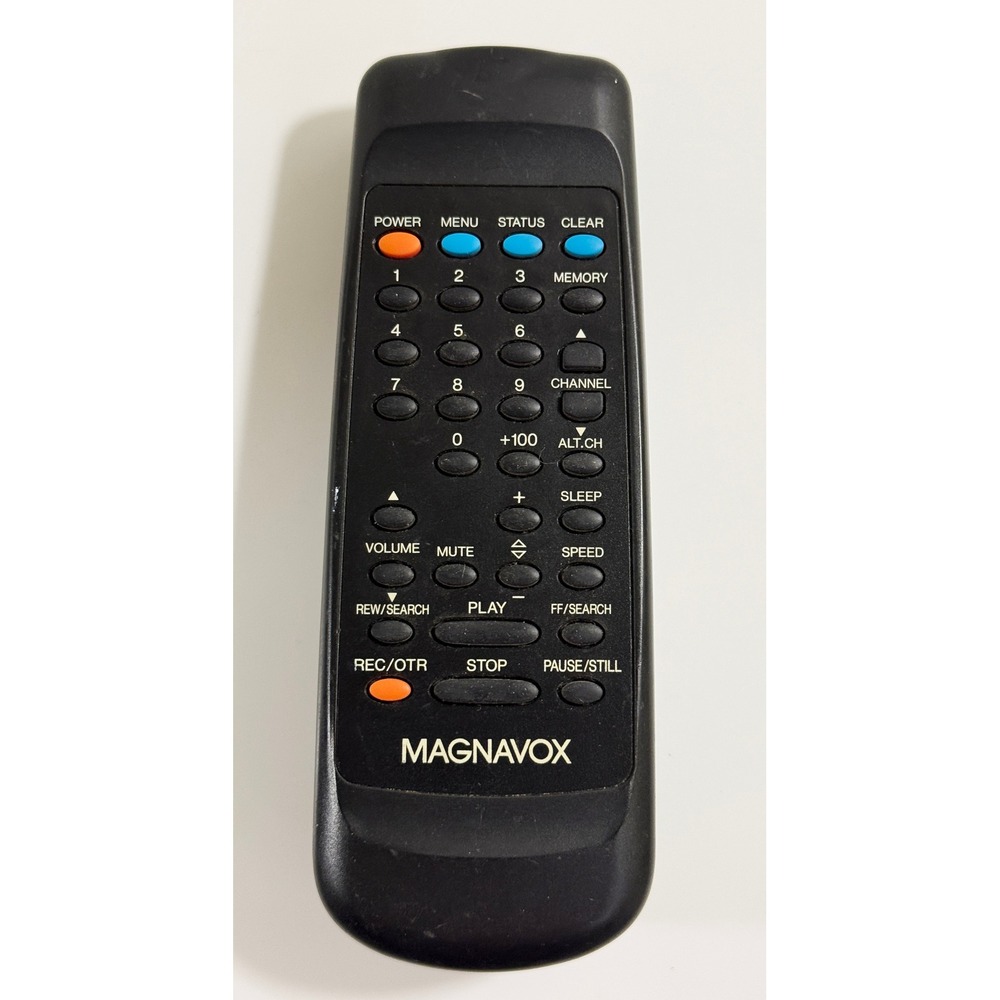 Magnavox Remote Control Unisex OS Black UREMT32SR020 TV VCR Replacement Handheld